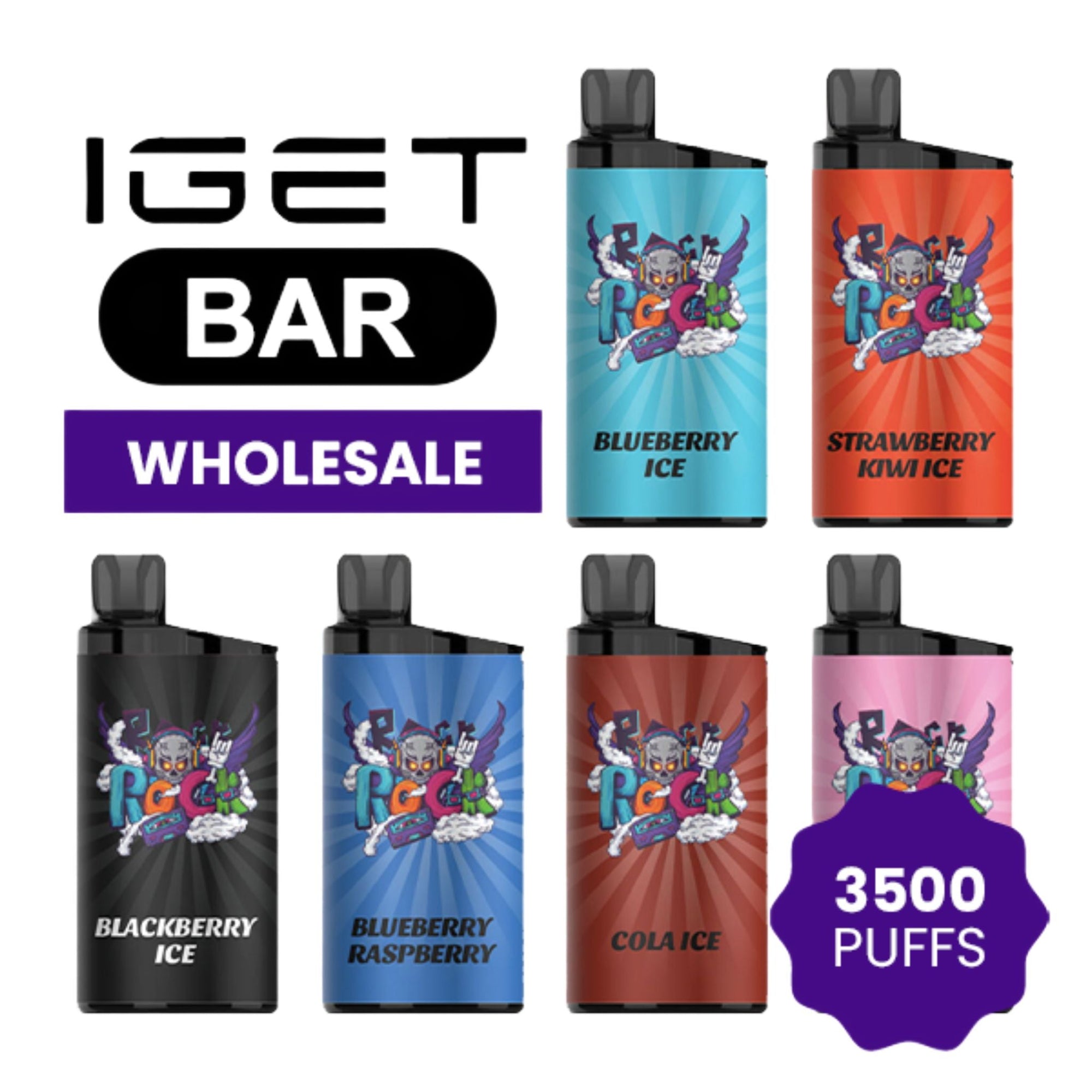 IGET BAR 3500 WHOLESALE BULK PACKS