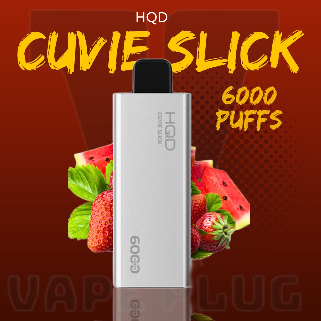 STRAWBERRY WATERMELON - HQD CUVIE SLICK 6000