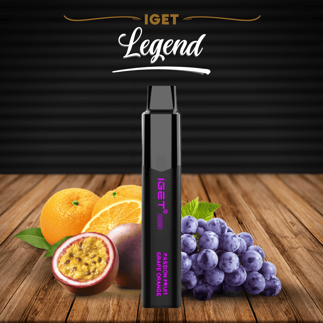 PASSION FRUIT GRAPE ORANGE - IGET LEGEND 4000