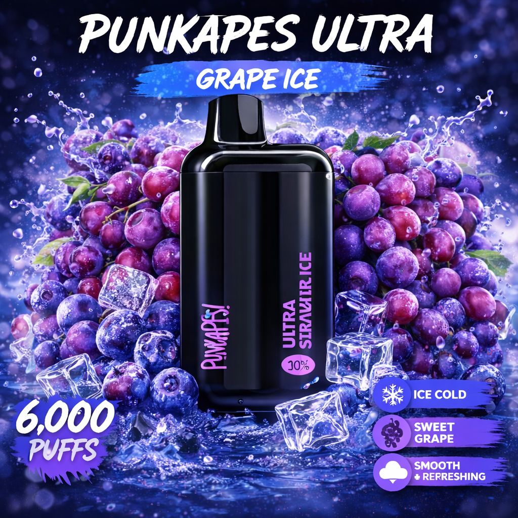 GRAPE ICE - PUNKAPES ULTRA 6,000
