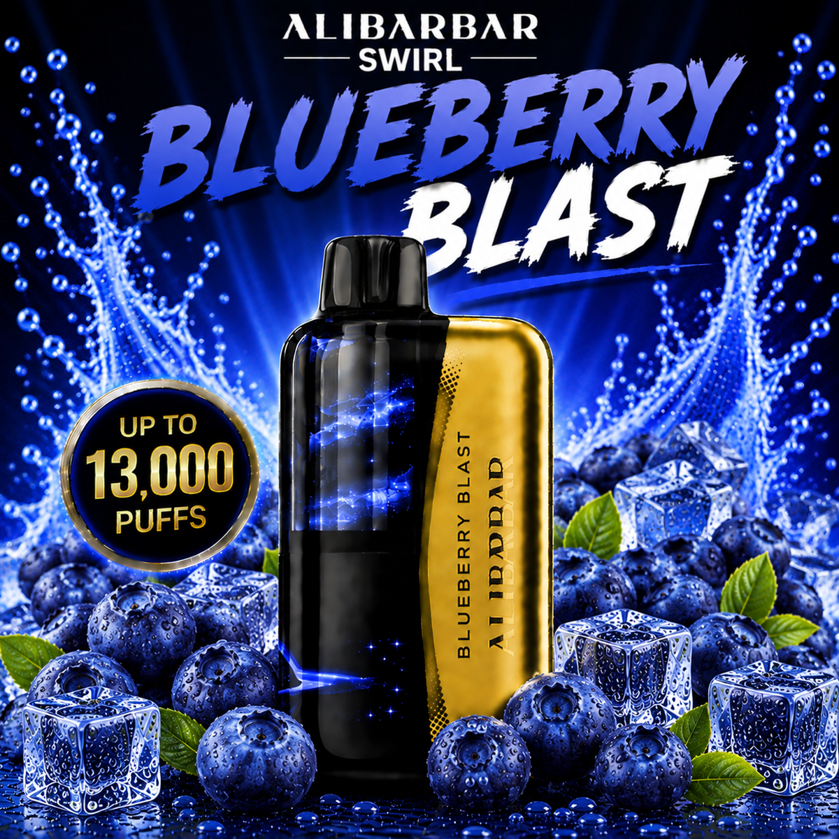 BLUEBERRY BLAST - ALIBARBAR SWIRL 13,000