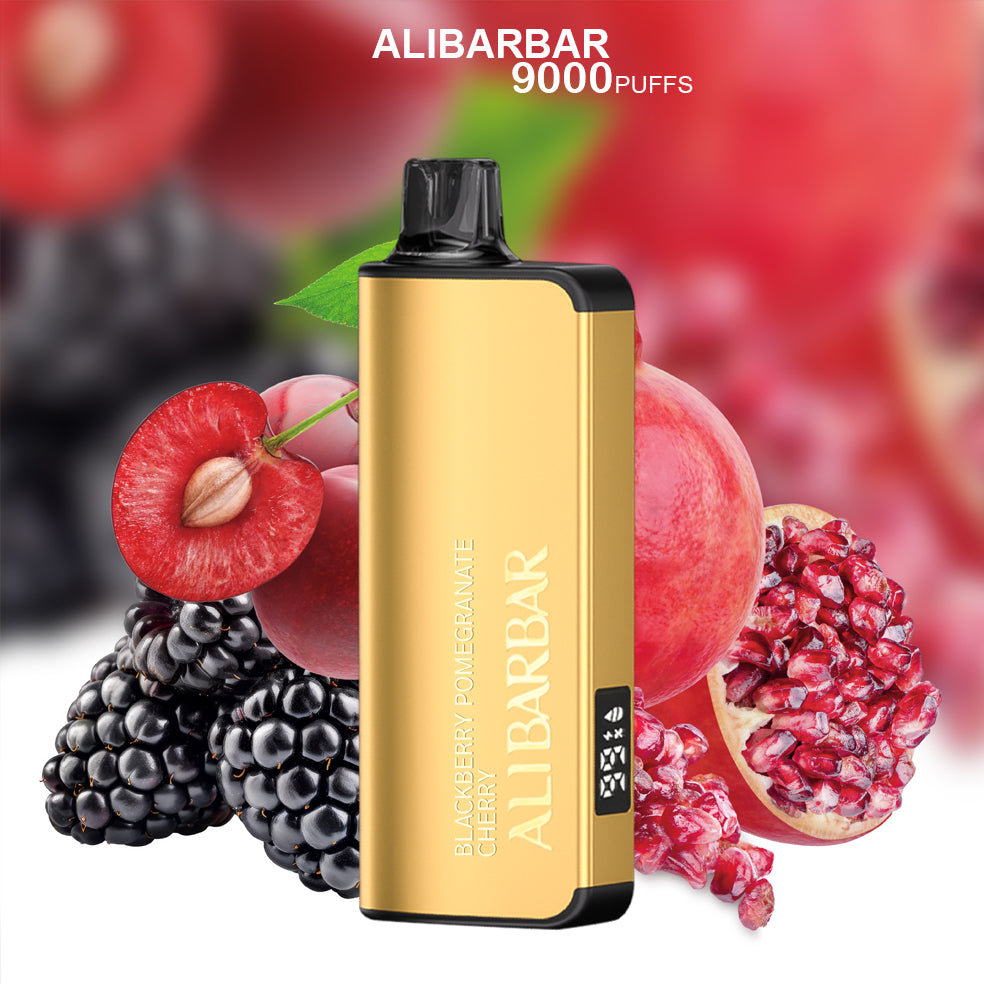 BLACKBERRY POMEGRANATE CHERRY ICE - ALIBARBAR INGOT 9000 (NEW!)