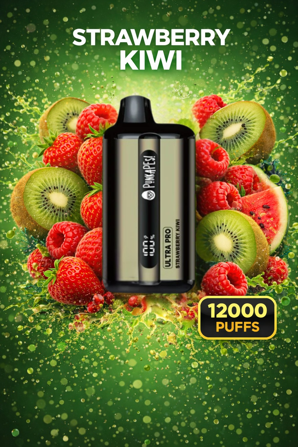 STRAWBERRY KIWI - PUNKAPES ULTRA PRO 12,000