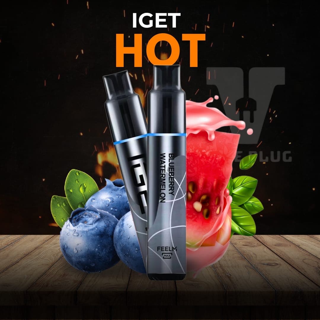 BLUEBERRY WATERMELON - IGET HOT 5500 (NEW FLAVOUR!)