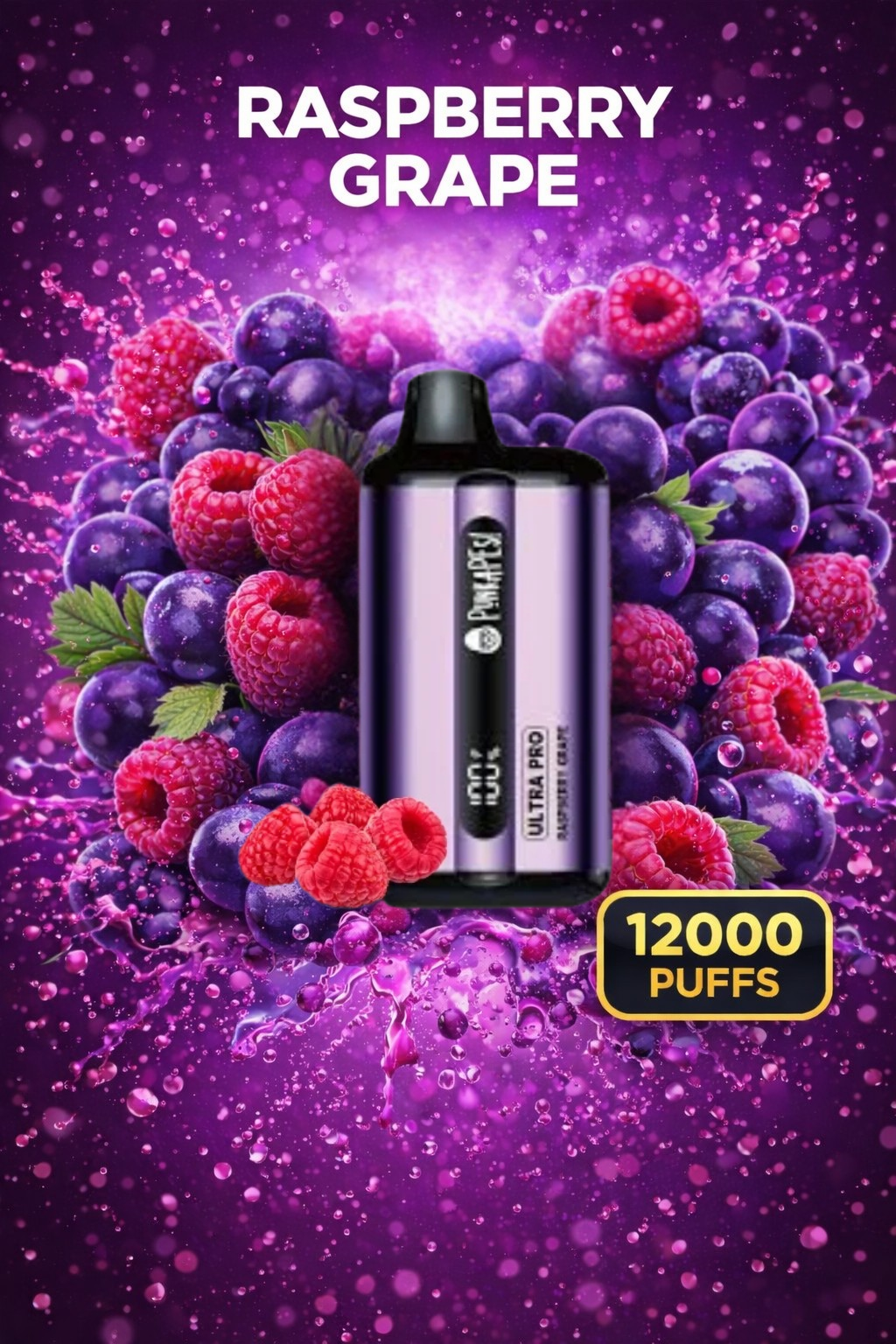 RASPBERRY GRAPE - PUNKAPES ULTRA PRO 12,000