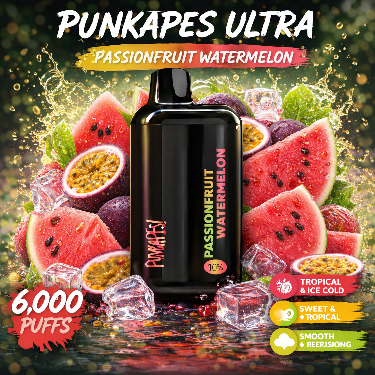 PASSIONFRUIT WATERMELON - PUNKAPES ULTRA 6,000