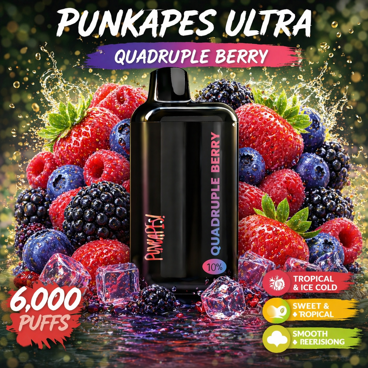 QUADRUPLE BERRY - PUNKAPES ULTRA 6,000