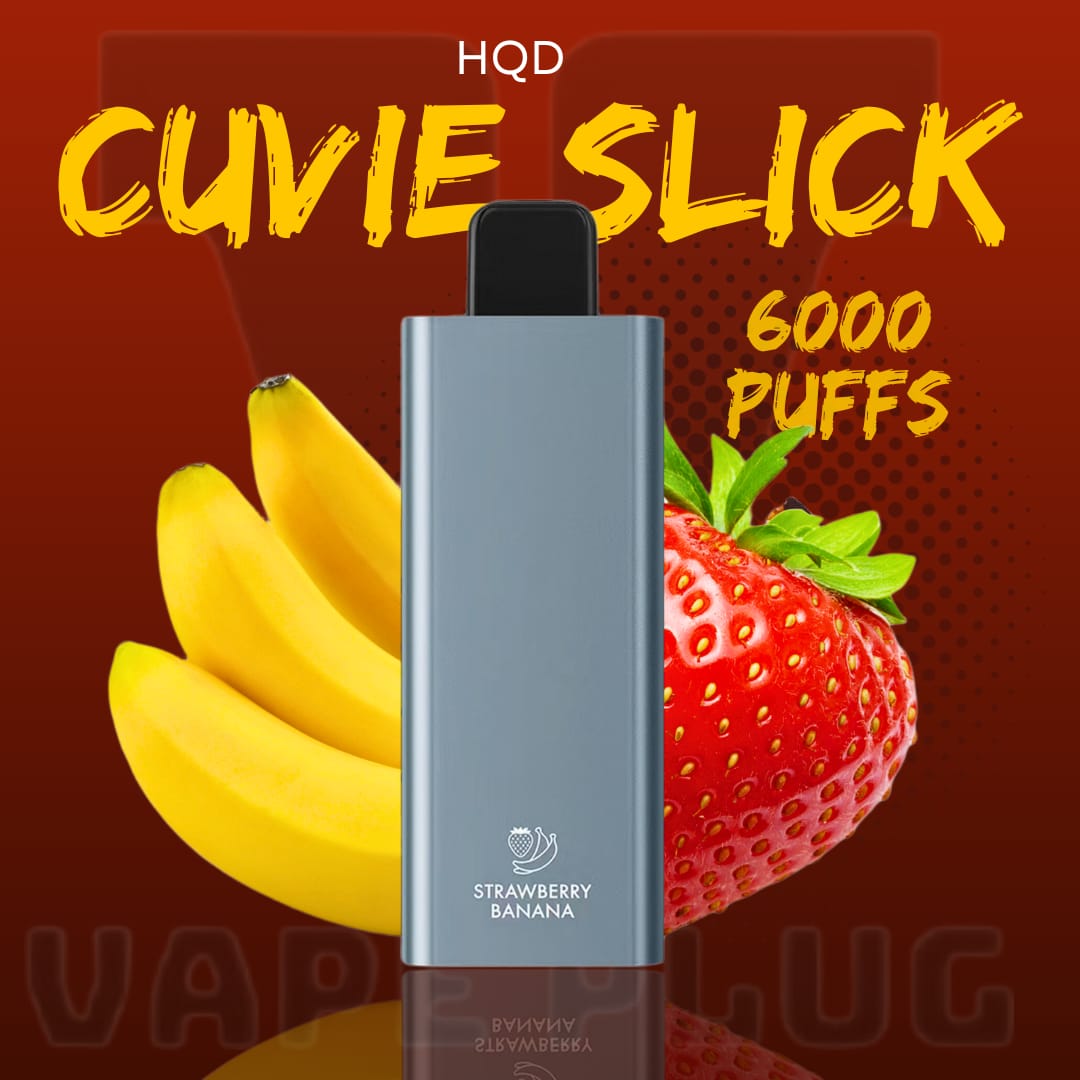 STRAWBERRY BANANA - HQD CUVIE SLICK 6000