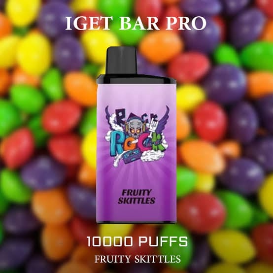FRUITY SKITTLES (NEW FLAVOUR!) - IGET BAR PRO 10,000