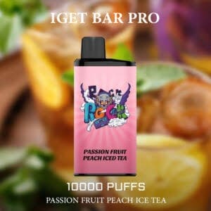 PASSION FRUIT PEACH ICED TEA (NEW FLAVOUR!) - IGET BAR PRO 10,000