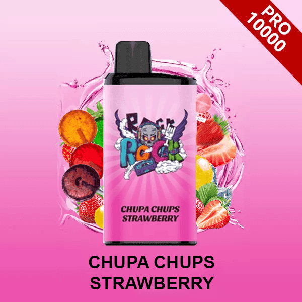 CHUPA CHUPS STRAWBERRY (NEW FLAVOUR!) - IGET BAR PRO 10,000