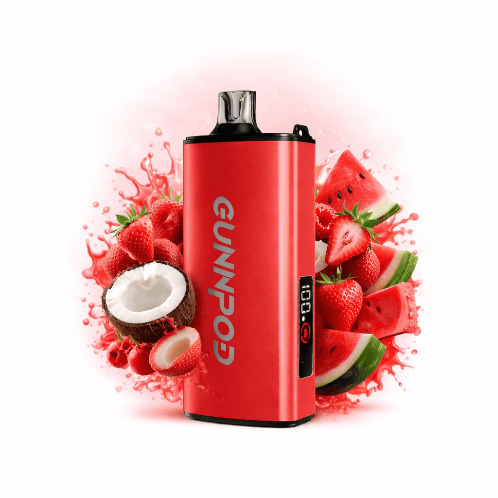 STRAWBERRY COCONUT WATERMELON ICE (NEW!) - GUNNPOD EVO 15,000