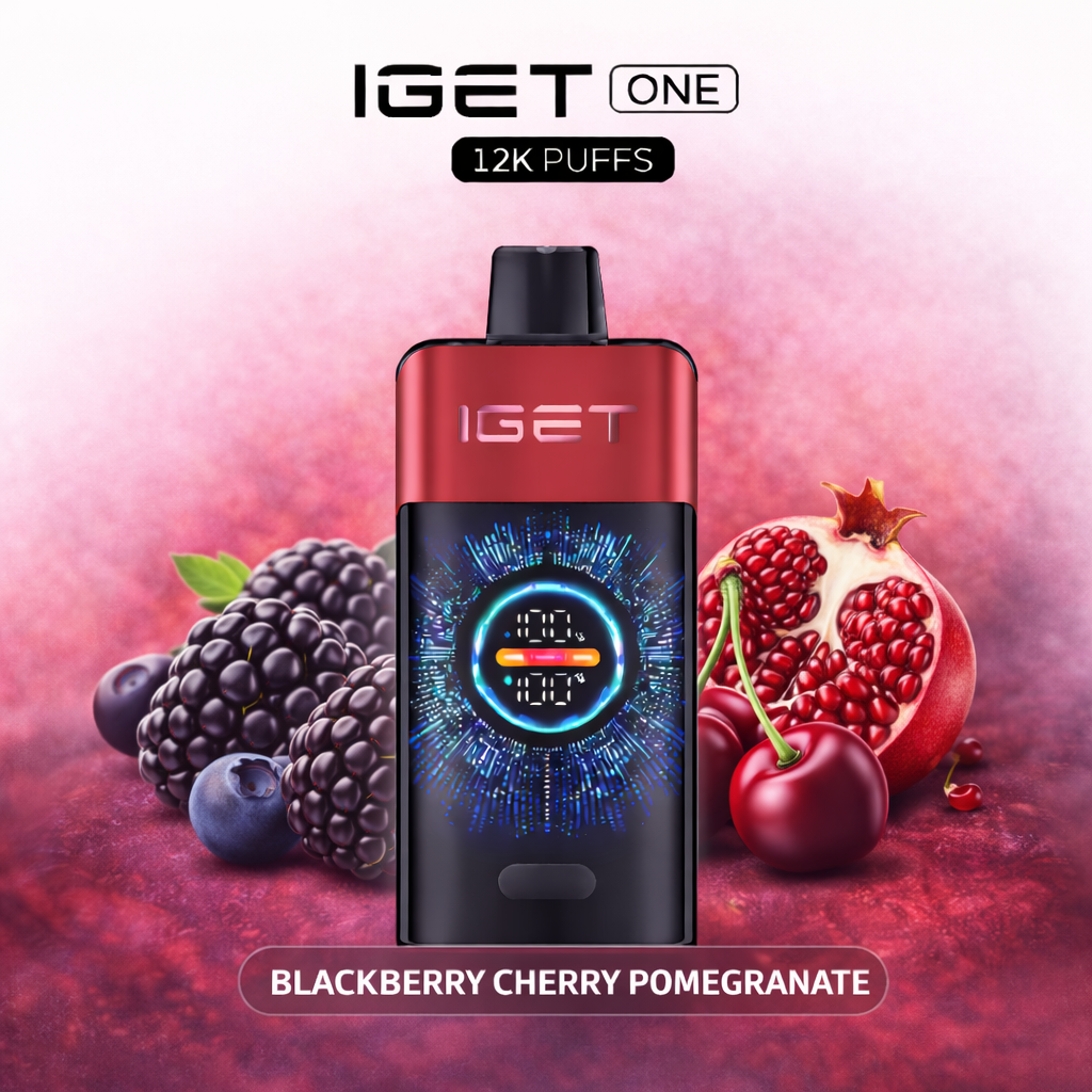 BLACKBERRY CHERRY POMEGRANATE - IGET ONE 12,000