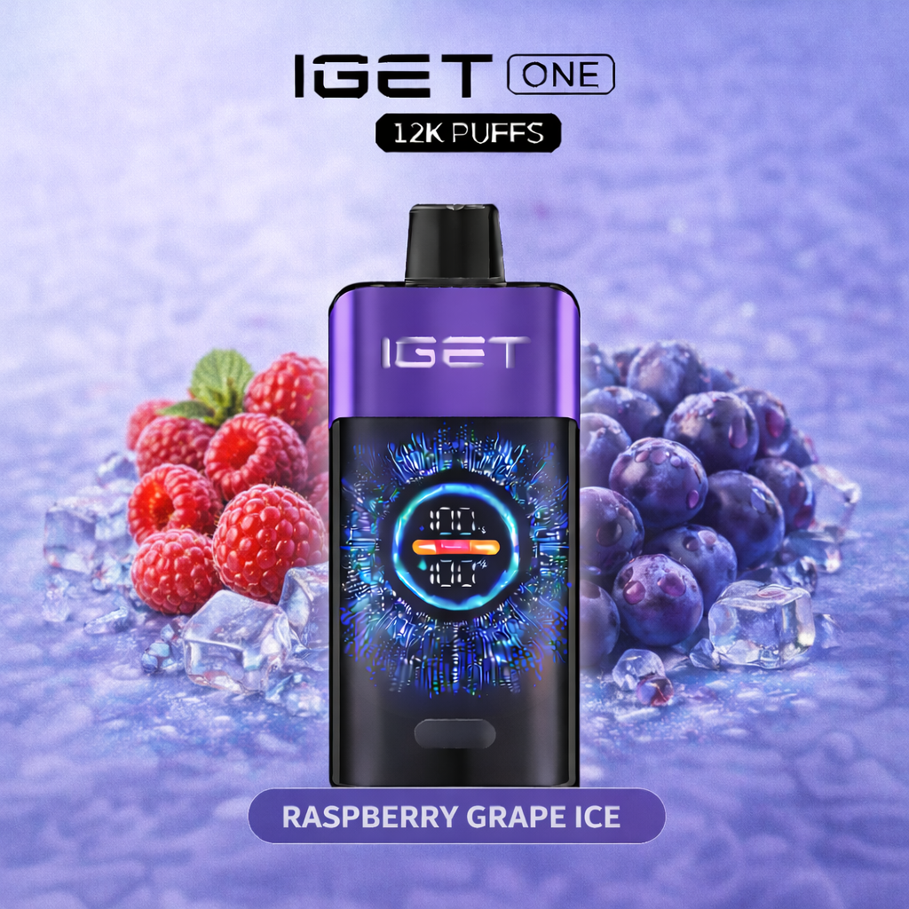 RASPBERRY GRAPE ICE - IGET ONE 12,000