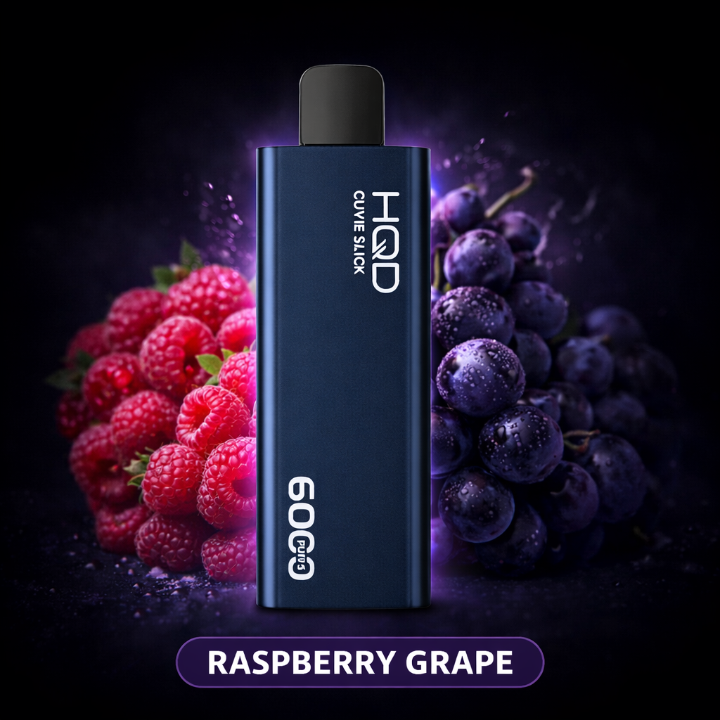 RASPBERRY GRAPE - HQD CUVIE SLICK 6000 (NEW!)