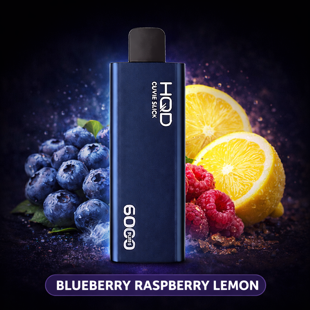 BLUEBERRY RASPBERRY LEMON - HQD CUVIE SLICK 6000 (NEW FLAVOUR!)