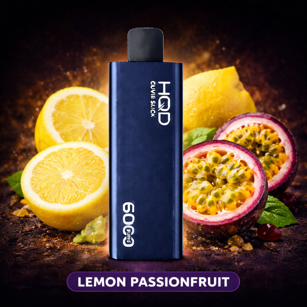 LEMON PASSIONFRUIT - HQD CUVIE SLICK 6000 (NEW FLAVOUR!)