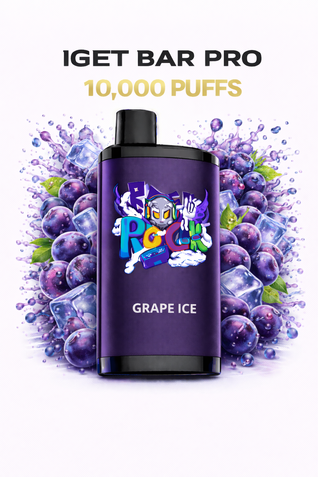 GRAPE ICE - IGET BAR PRO 10,000