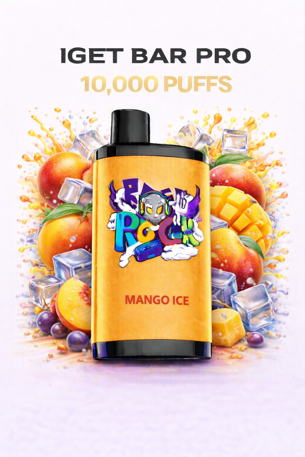 MANGO ICE (NEW FLAVOUR!) - IGET BAR PRO 10,000