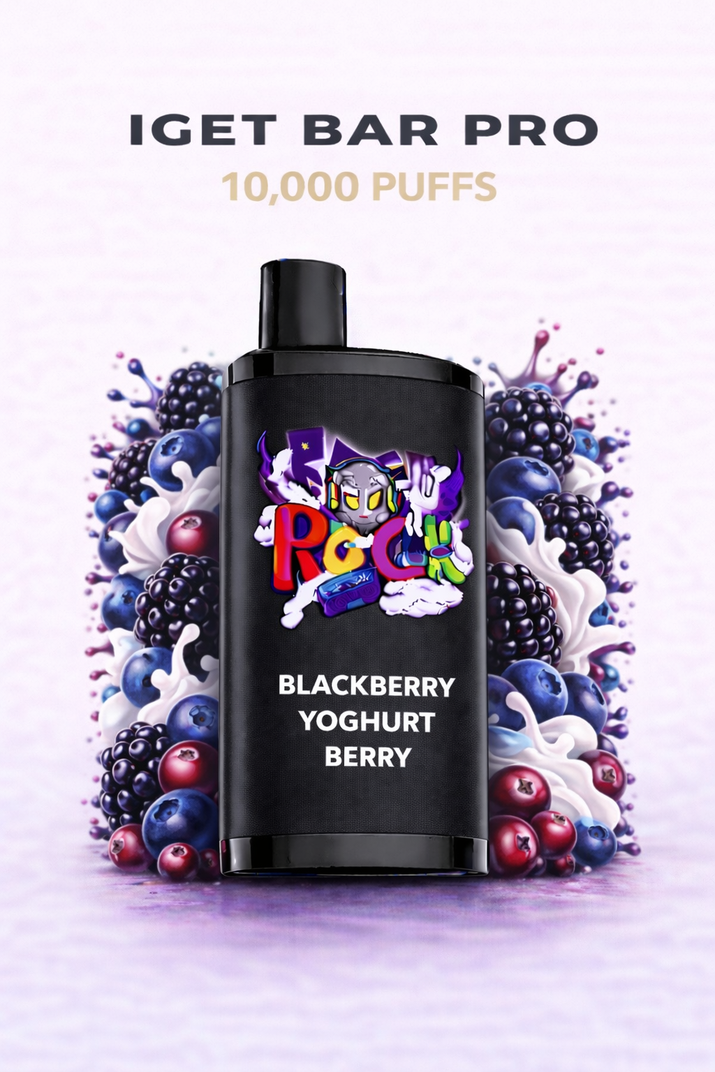 BLACKBERRY YOGHURT BERRY ICE - IGET BAR PRO 10,000