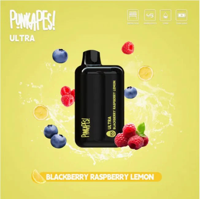 BLACKBERRY RASPBERRY LEMON - PUNKAPES ULTRA 4000