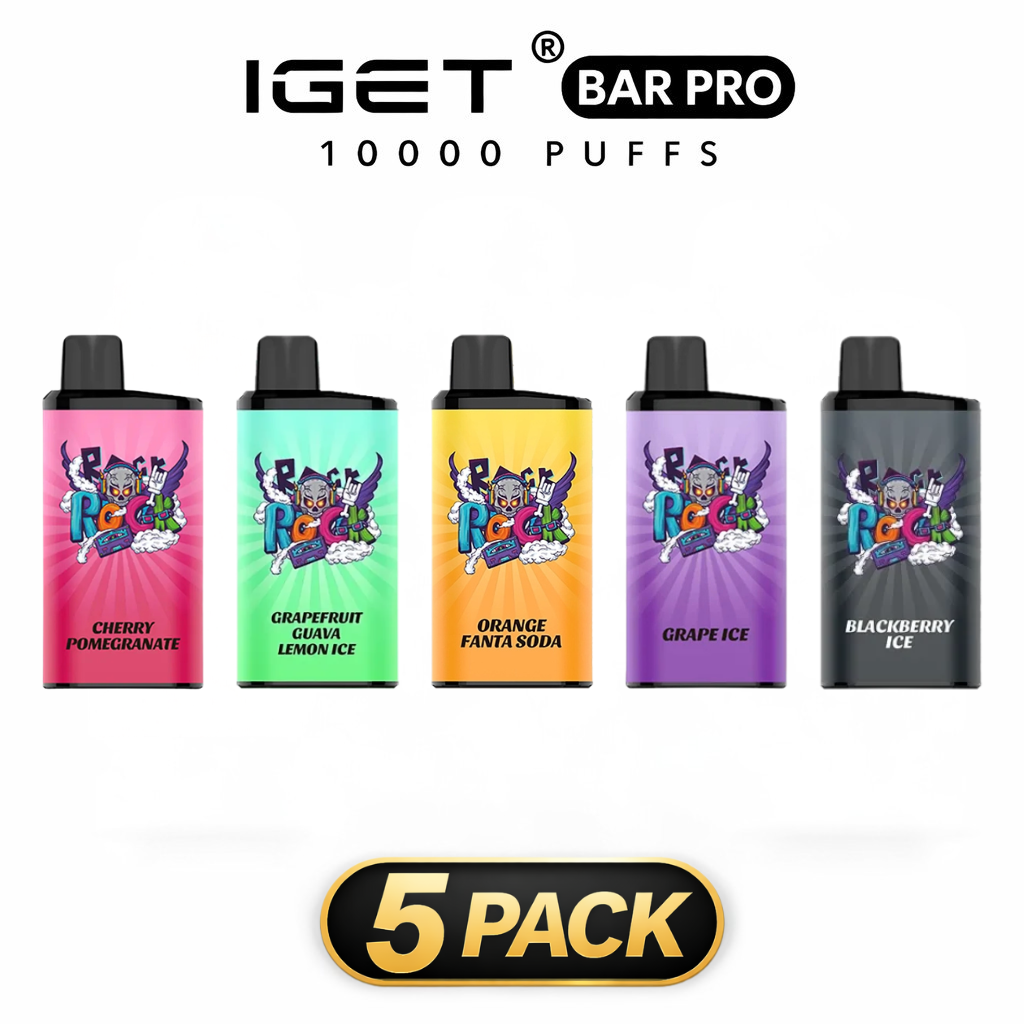 Iget Bar Pro 10,000 5 Pack - Most Popular