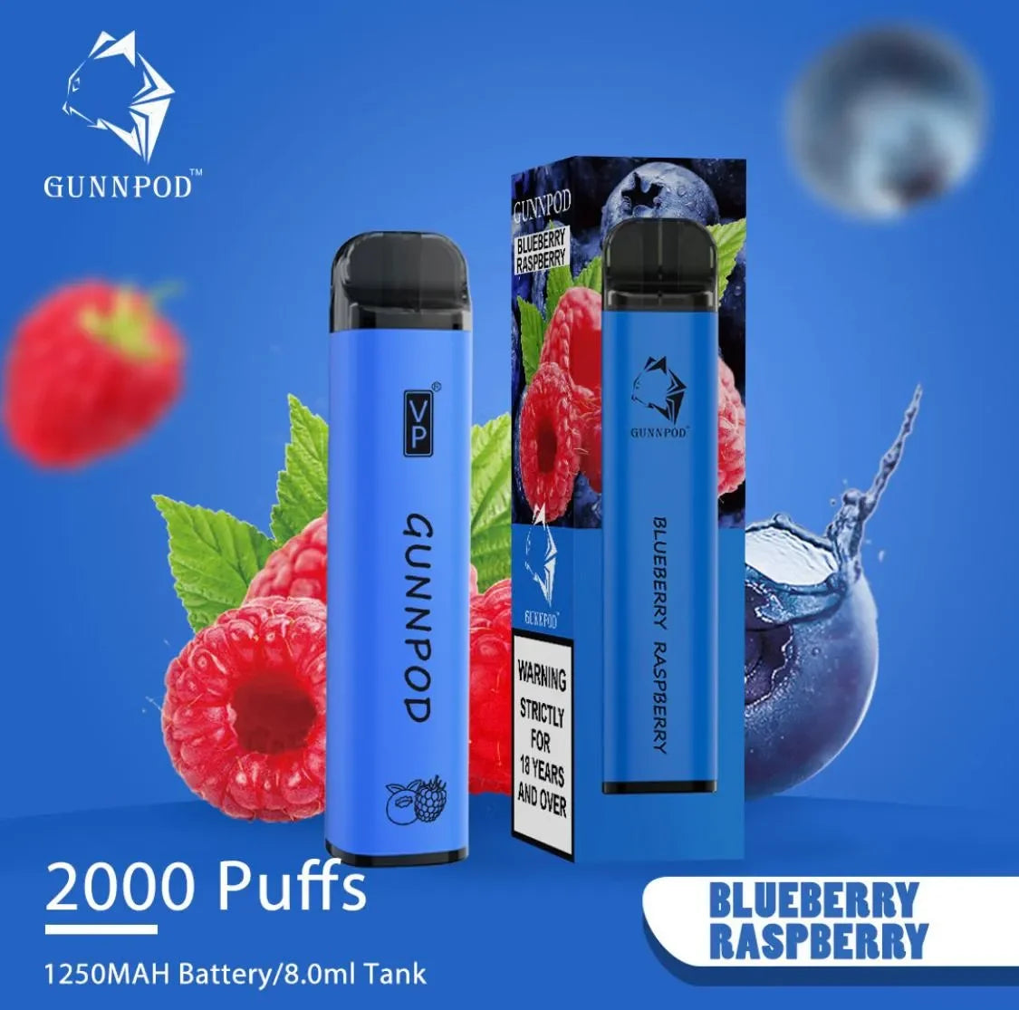 BLUEBERRY RASPBERRY - GUNNPOD 2000