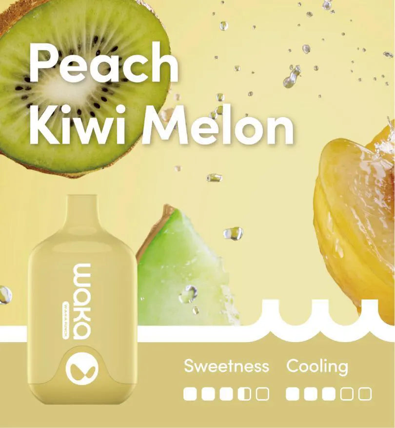 PEACH KIWI MELON -  WAKA SMASH 6000