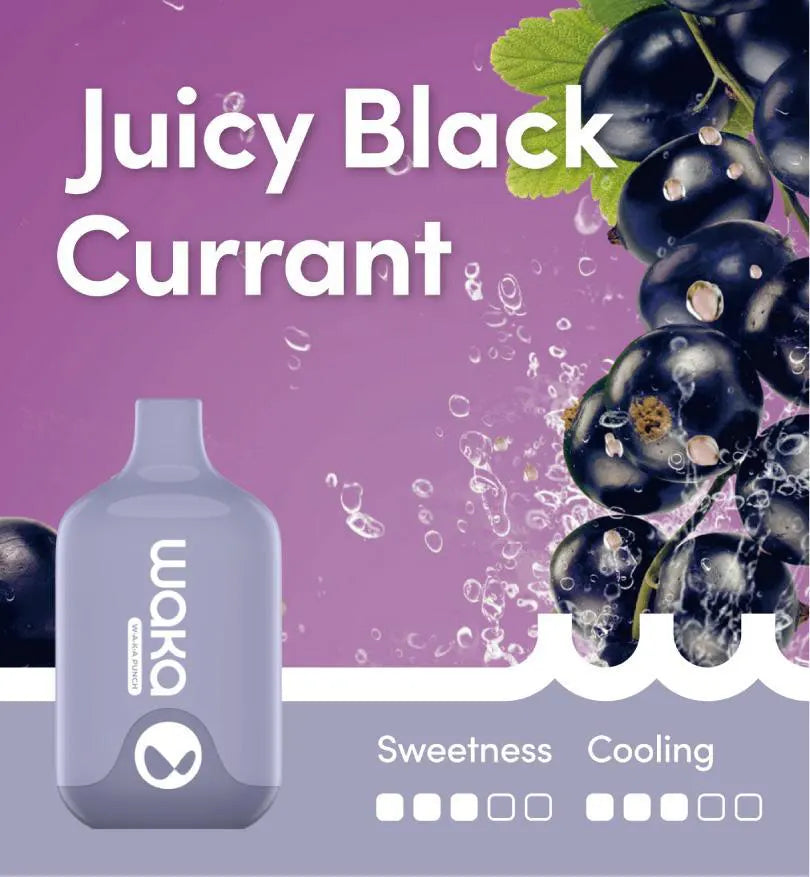 JUICY BLACK CURRANT -  WAKA SMASH 6000