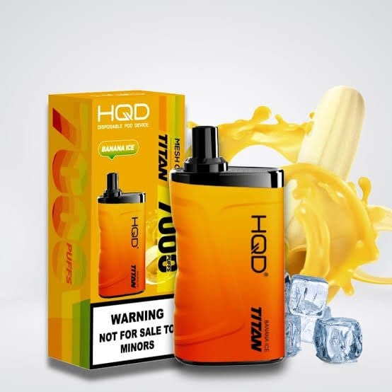 BANANA ICE (RUSSIAN) - HQD TITAN 7000 - Vape Plug