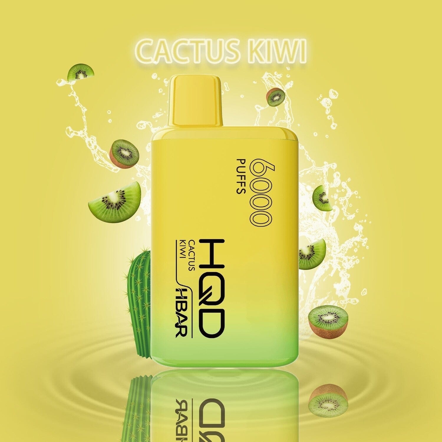 CACTUS KIWI - HQD HBAR 6000 - Vape Plug