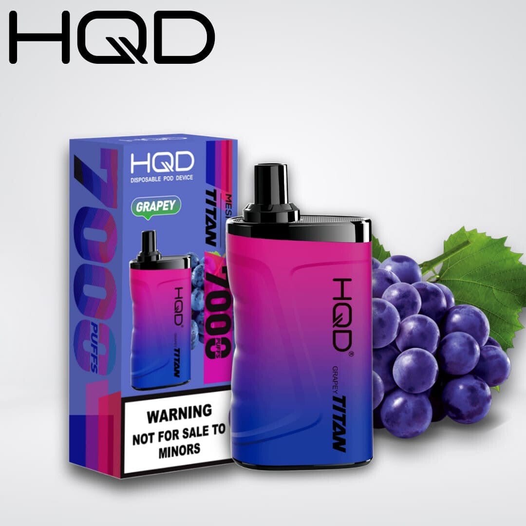 GRAPEY - HQD TITAN 7000 - Vape Plug