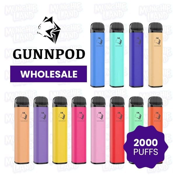 GUNNPOD 2000 BULK PACK OF 100 ($7.30 EACH) - Vape Plug