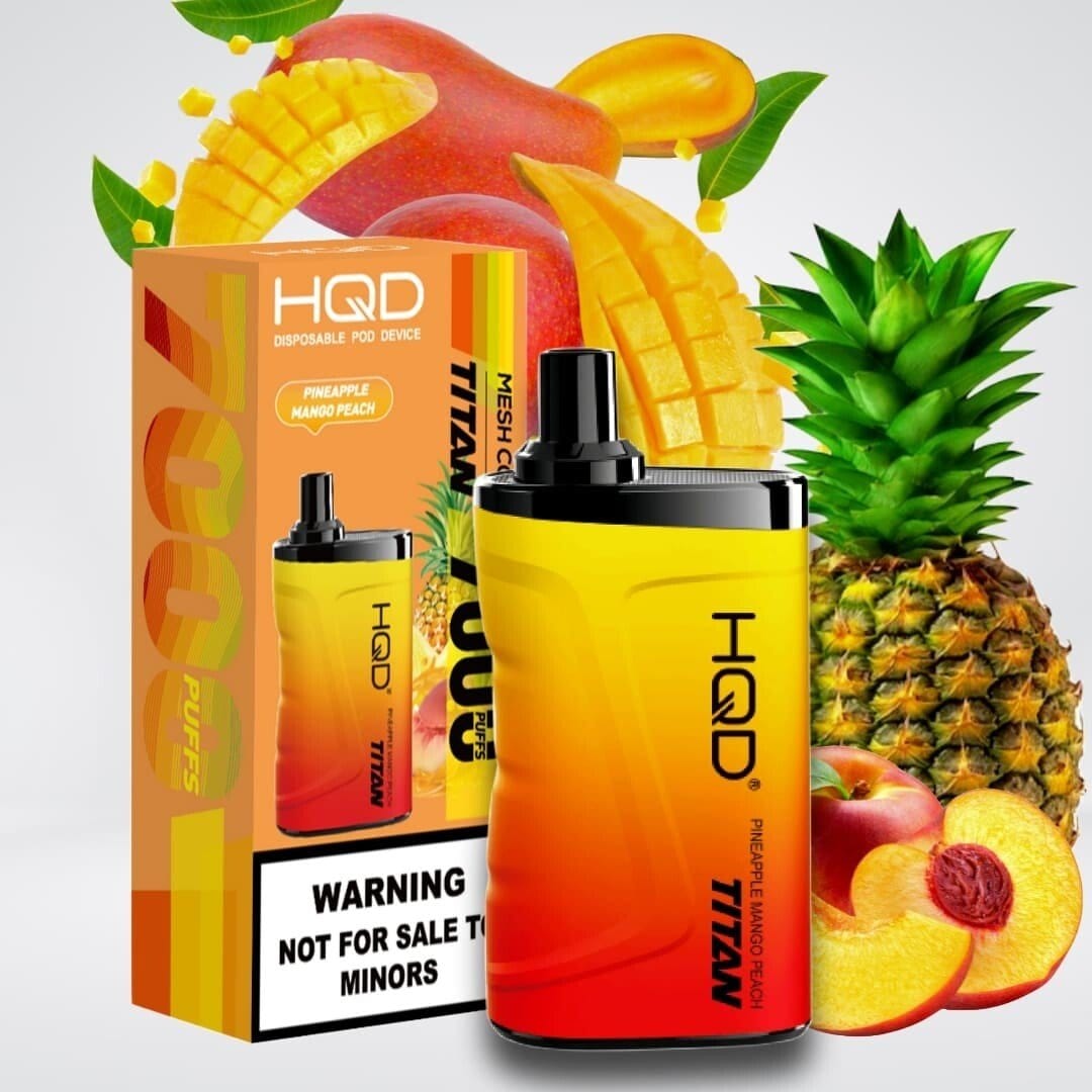 PINEAPPLE MANGO PEACH (RUSSIAN) - HQD TITAN 7000 - Vape Plug