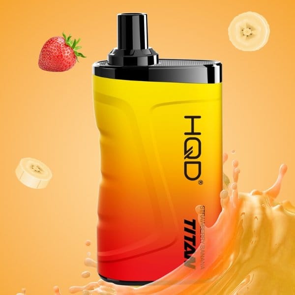 STRAWBERRY BANANA - HQD TITAN 7000 - Vape Plug