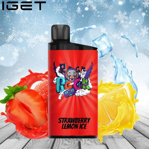 STRAWBERRY LEMON ICE - IGET BAR 3500 - Vape Plug