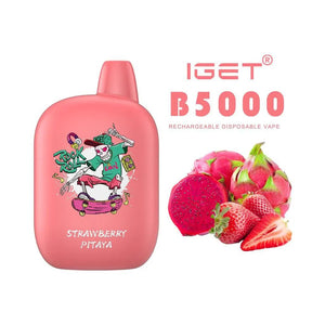 STRAWBERRY PITAYA – IGET B5000 - Vape Plug